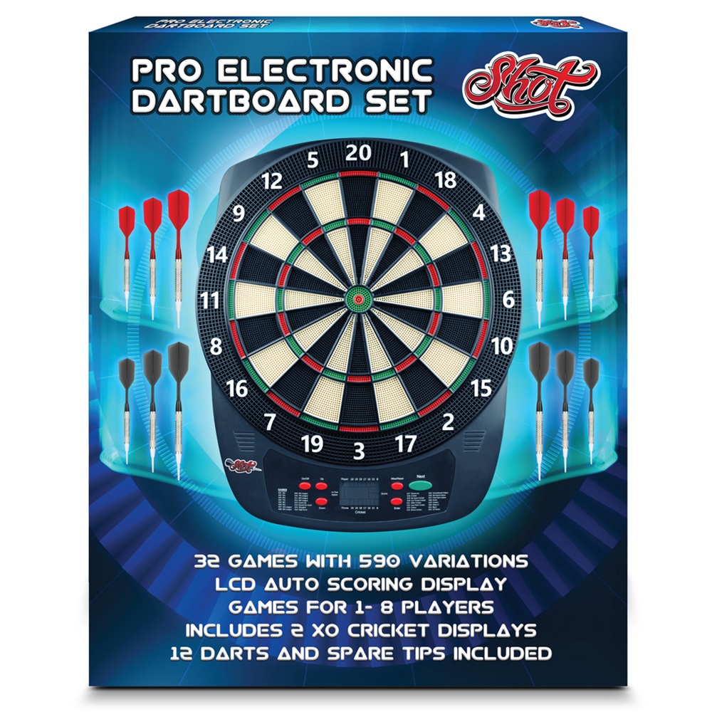 Electronic Dartboard Pro Set Shot Swiftflyte Online
